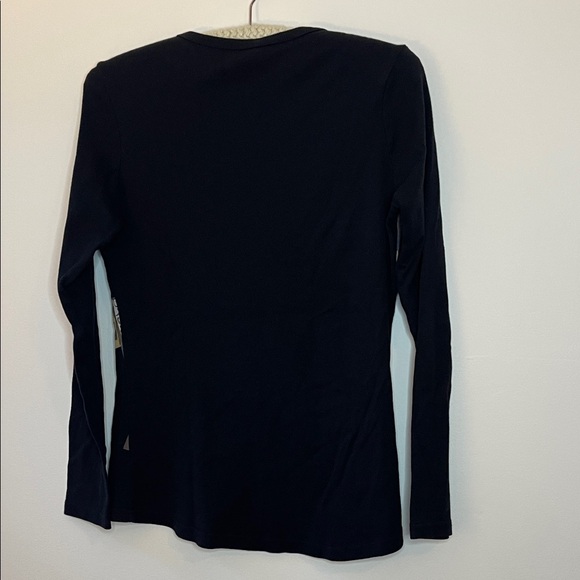 Kerrits Equestrian Long Sleeve Tee Black Horse Graphic Shirt Women’s Medium USA - Picture 5 of 5